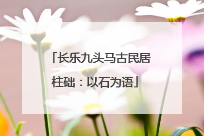 长乐九头马古民居柱础：以石为语
