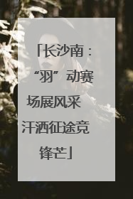 长沙南：“羽”动赛场展风采 汗洒征途竞锋芒