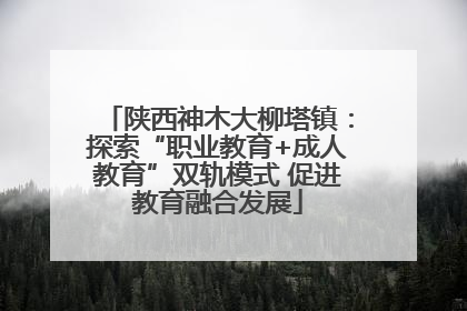 陕西神木大柳塔镇：探索“职业教育+成人教育”双轨模式 促进教育融合发展