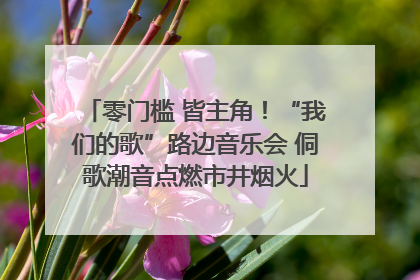 零门槛 皆主角！“我们的歌”路边音乐会 侗歌潮音点燃市井烟火