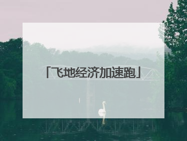 飞地经济加速跑