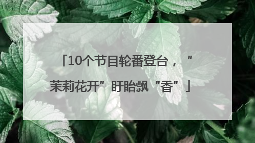 10个节目轮番登台，“茉莉花开”盱眙飘“香”