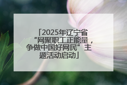 2025年辽宁省“网聚职工正能量，争做中国好网民”主题活动启动